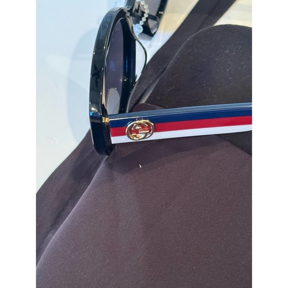 GUCCI ROUND WEB SUNGLASSES GG0279SA BLACK main image 7